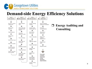 Demand-side Energy Efficiency Solutions

                       Energy Auditing and
                        Consulting




                                              8
 