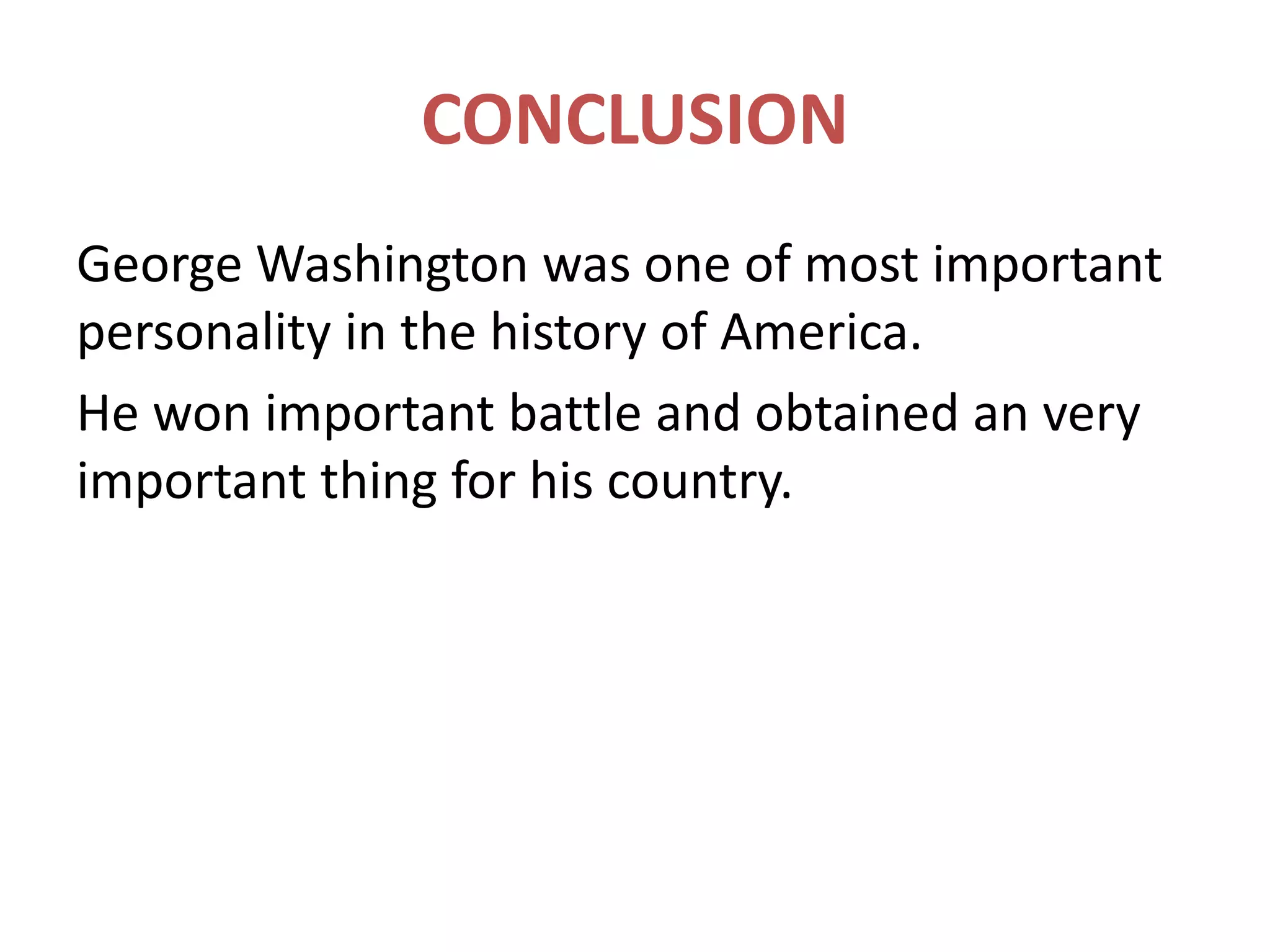 George washington | PPTX