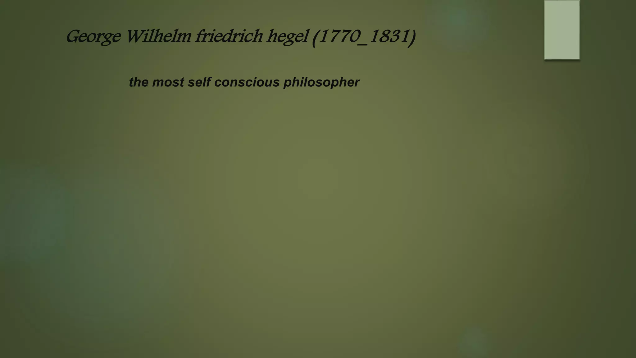 George wilhelm friedrich hegel | PPTX