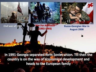 Russo-Georgian War in
August 2008