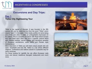 Georgia 2013 10 days | PPT