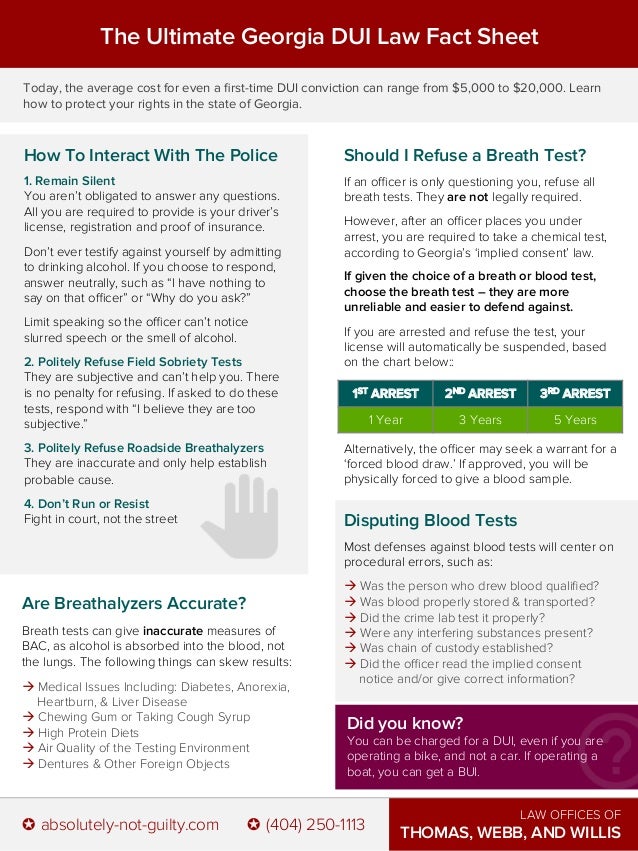 Dui Breath Test Chart