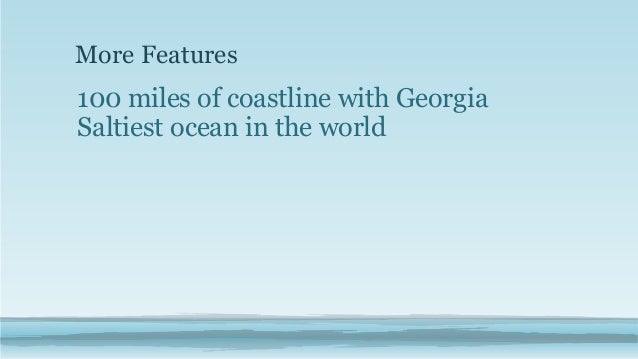 georgia ocean