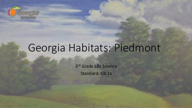 piedmont habitat