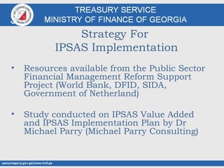 Georgia ipsas strategy for ipsas implementation | PPT