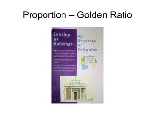 Proportion – Golden Ratio