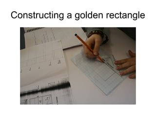 Constructing a golden rectangle