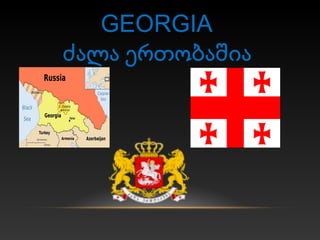 GEORGIA
ძალა ერთობაშია
 