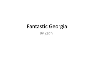 Fantastic Georgia By Zach 
