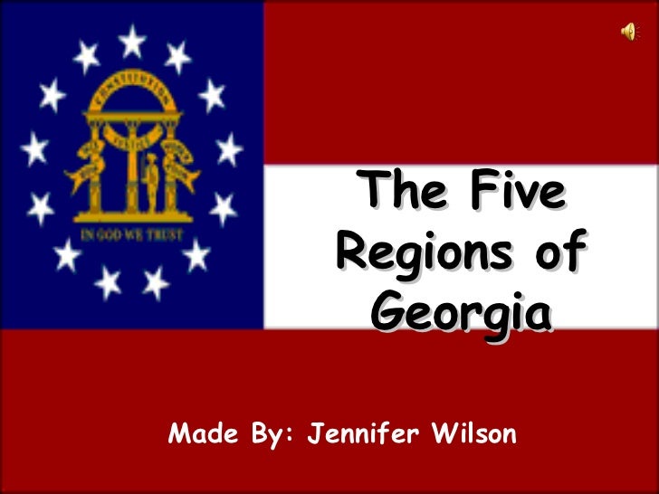 the five regions of georgia