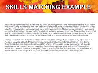 SKILLS MATCHING EXAMPLESKILLS MATCHING EXAMPLE
 