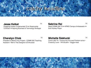 catchy headlinecatchy headline
 