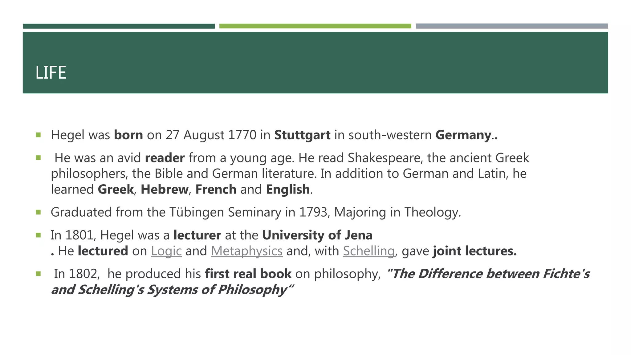 Georg wilhelm friedrich hegel | PPTX