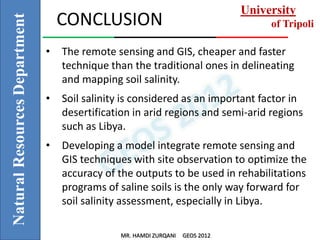 Assessment of Spatial and Temporal Variations of Soil Salinity using ...