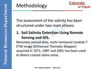 Assessment of Spatial and Temporal Variations of Soil Salinity using ...