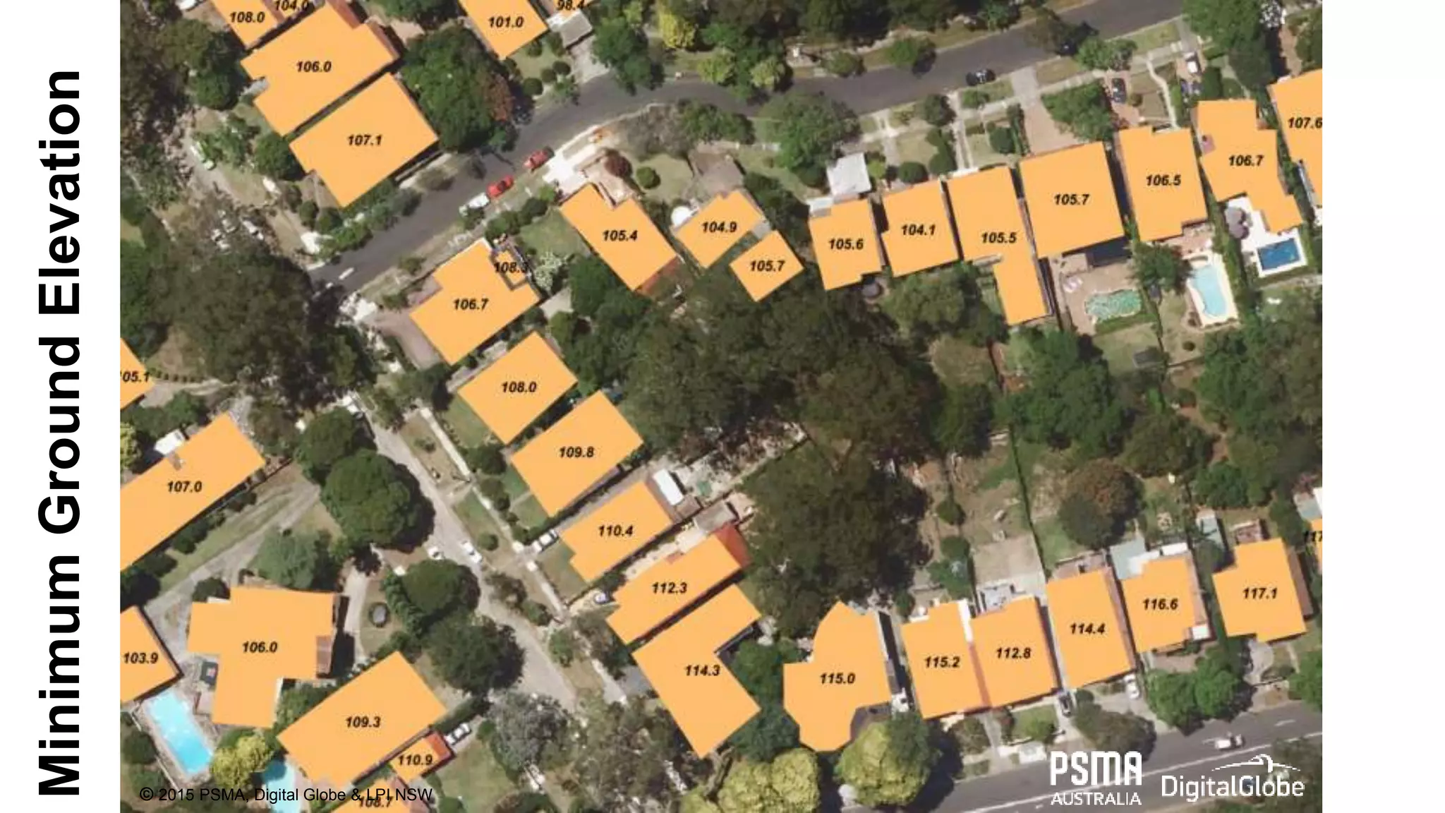 MinimumGroundElevation
© 2015 PSMA, Digital Globe & LPI NSW
 
