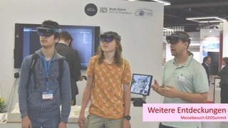 Weitere Entdeckungen
Messebesuch GEOSummit
 