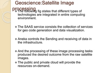 Geoscience satellite image processing | PPTX