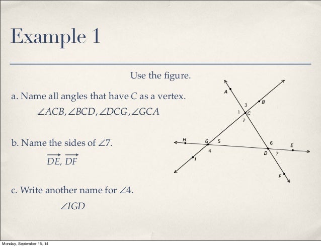 Geometry Section 1-4 1112