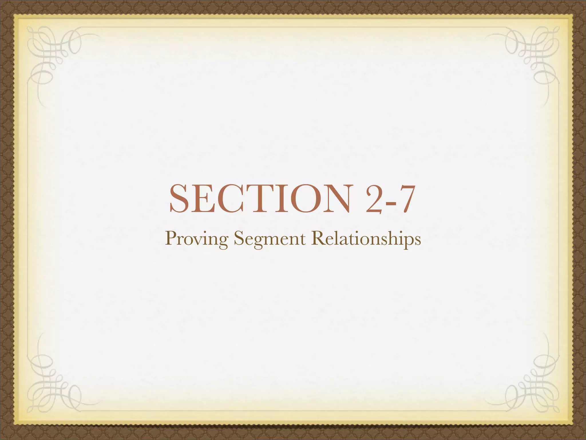 Geometry Section 2-7 1112 | PPT