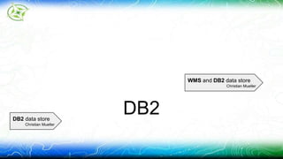 DB2 
WMS and DB2 data store 
Christian Mueller 
DB2 data store 
Christian Mueller 
 