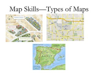 Map Skills—Types of Maps 
