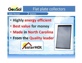 Geo Sol  About Solar Thermal
