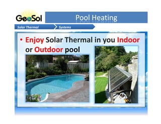 Geo Sol  About Solar Thermal