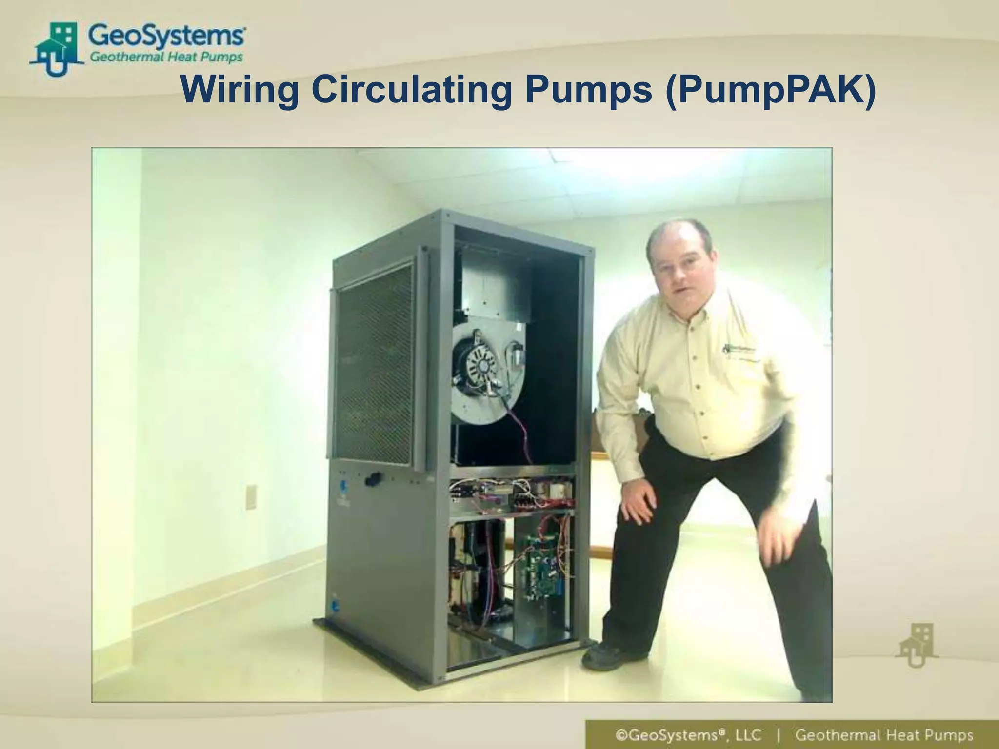 Wiring Circulating Pumps (PumpPAK)
 