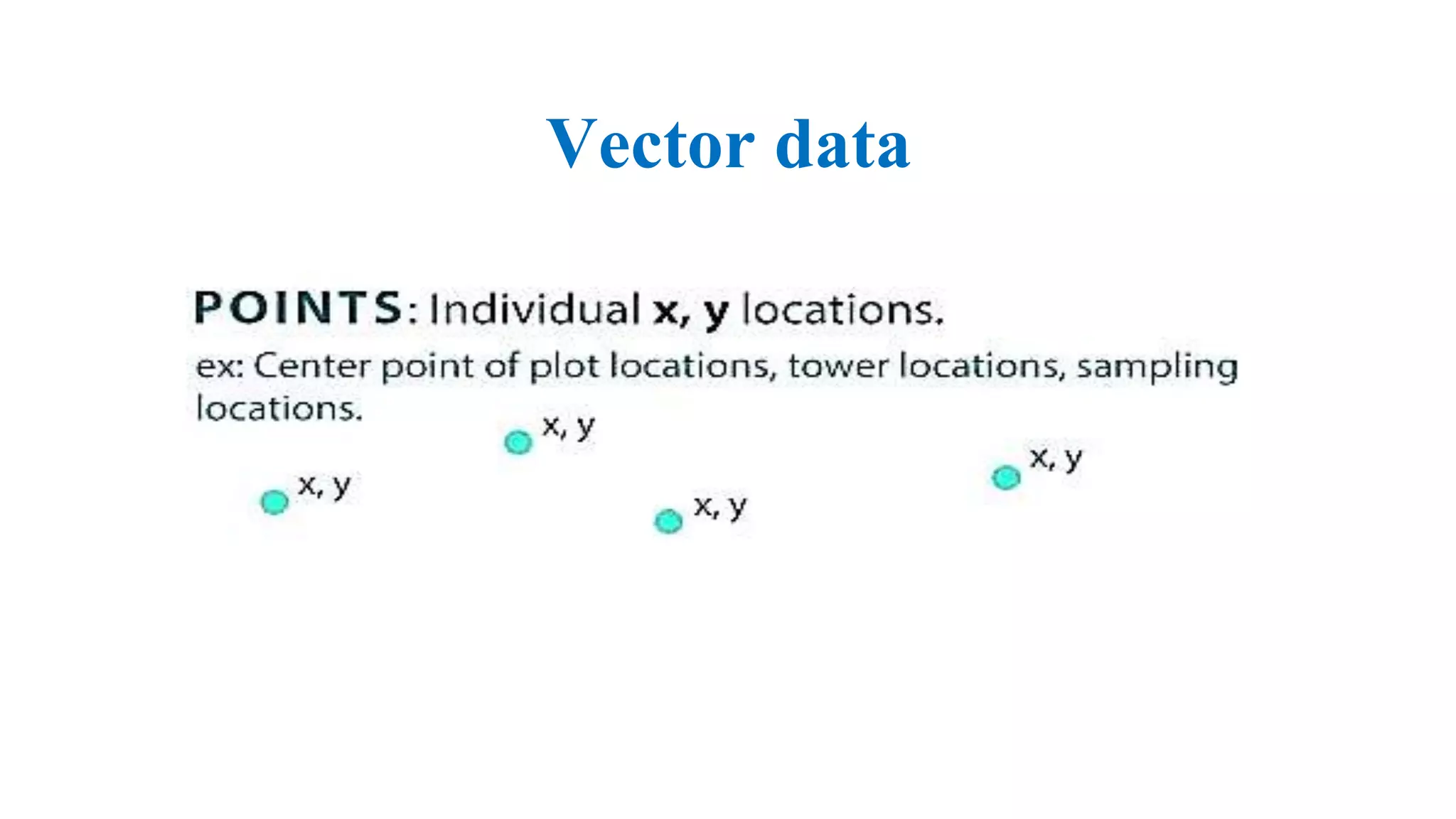 Vector data
 