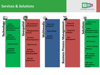 Geospatial services | PPT
