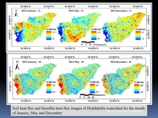 Soil heat flux and Sensible heat flux images of Doddahalla watershed for the month
of January, May and December
IBK
https://www.linkedin.com/in/dribrahimbathisk/
 