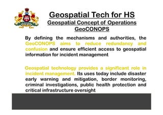 Geospatial Technology for Homeland Security | PDF