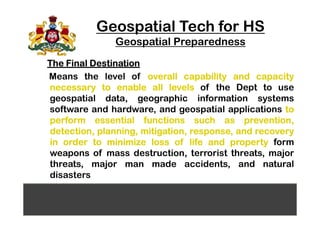 Geospatial Technology for Homeland Security | PDF