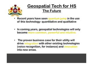 Geospatial Technology for Homeland Security | PDF