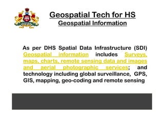 Geospatial Technology for Homeland Security | PDF