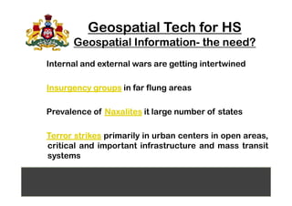 Geospatial Technology for Homeland Security | PDF