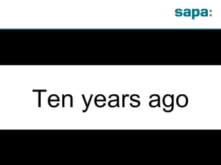 Ten years ago 