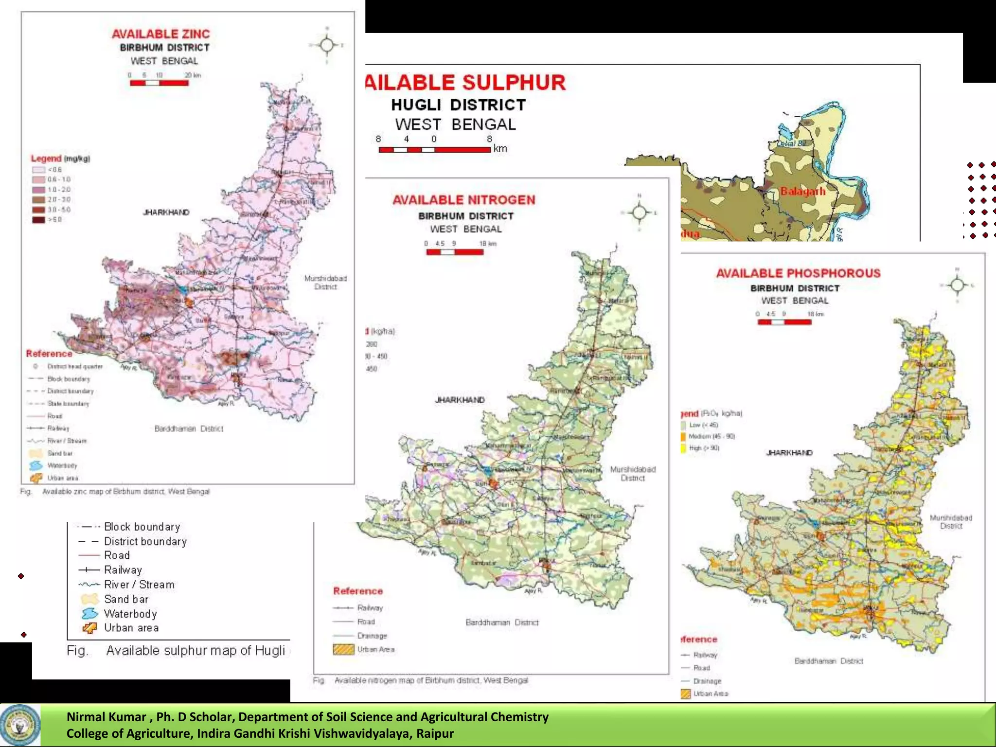 Nirmal Kumar , Ph. D Scholar, Department of Soil Science and Agricultural Chemistry
College of Agriculture, Indira Gandhi Krishi Vishwavidyalaya, Raipur
 