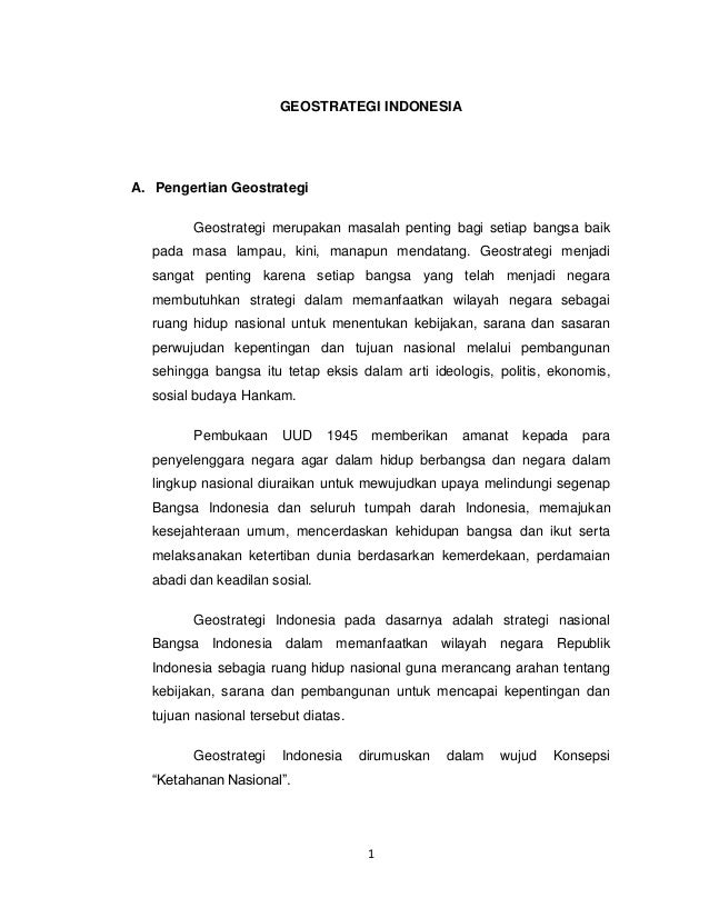 Geostrategi Indonesia