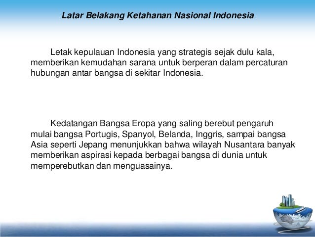 Geostrategi Ketahanan Nasional Indonesia