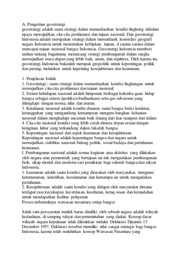 Geostrategis Indonesia