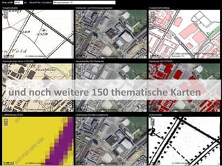 und noch weitere 150 thematische Karten
 