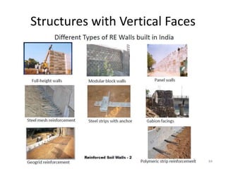 Structures with Vertical Faces
84
 