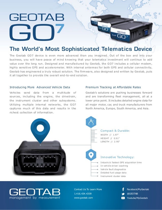 Geotab go7 brochure