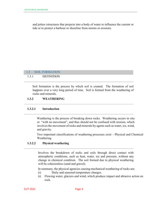 chapter 1 Geotechnical engineering | PDF
