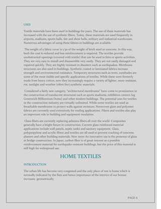 Geo tech ,home tech build tech textiles | PDF