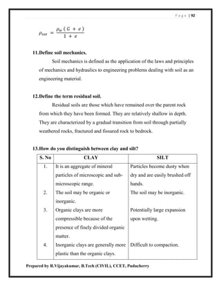 Geotechnical engineering 1 | PDF