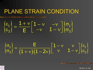 Plane Strain Condition Geotechnical Engineering.ppt