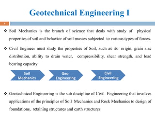 Geotechnical Engineering 1.pdf for environmental engineering | PDF